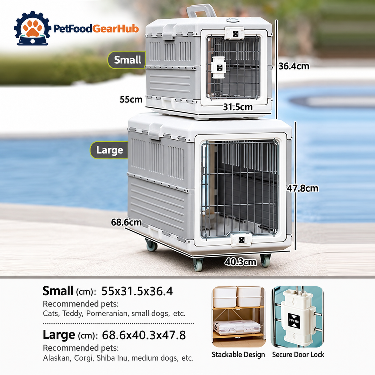 PetFoodGearHub pet travel carrier product image 35