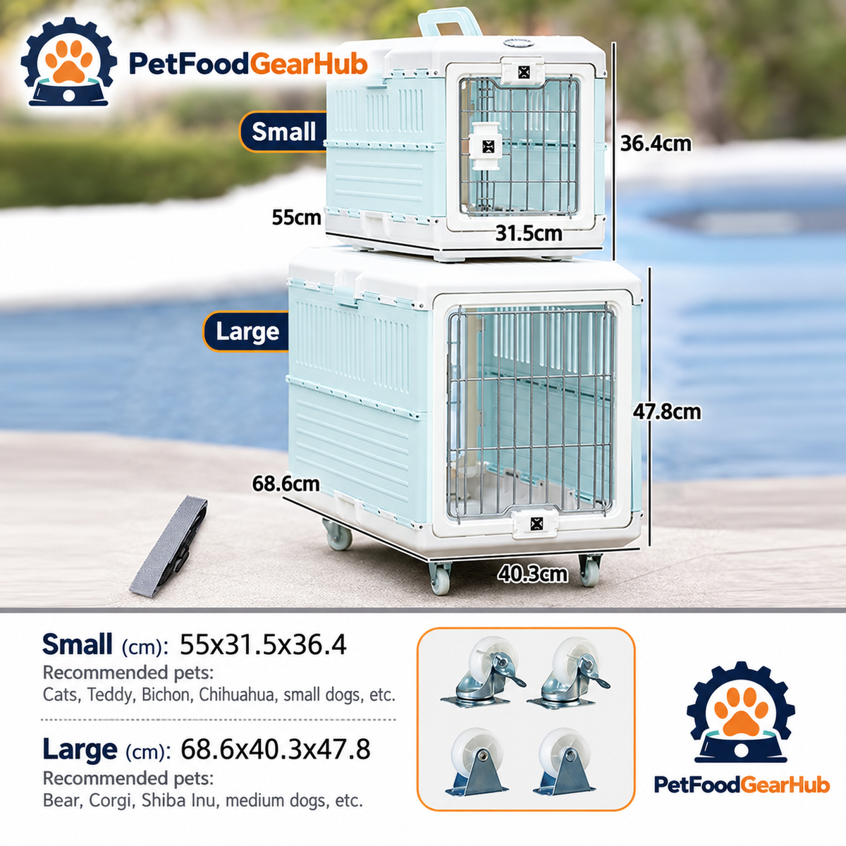 PetFoodGearHub pet travel carrier product image 38