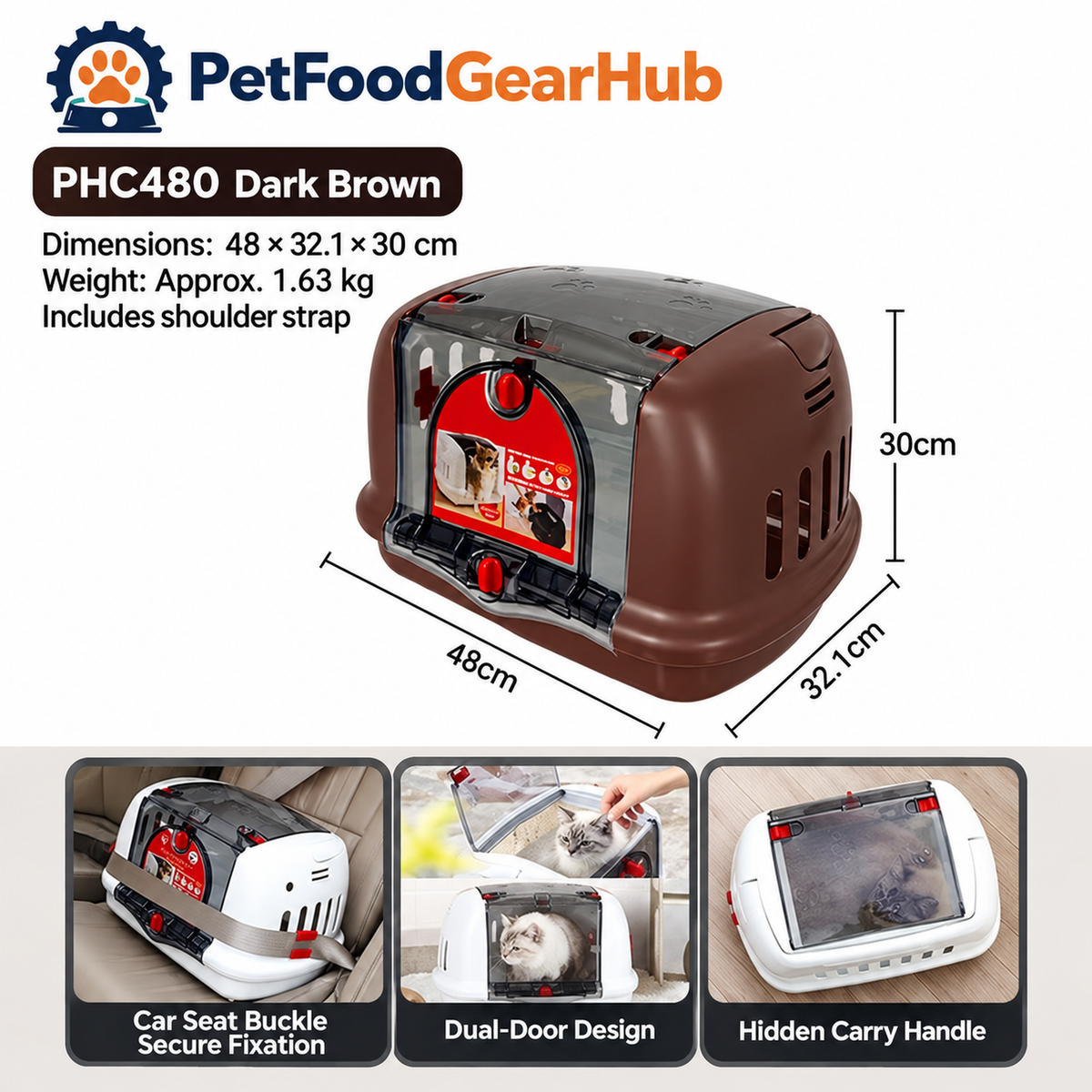PetFoodGearHub pet travel carrier product image 41