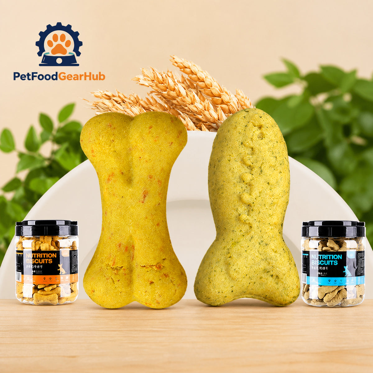 PetFoodGearHub Carrot & Oat Dog Biscuits Crunchy Treats 600 g - product image 4