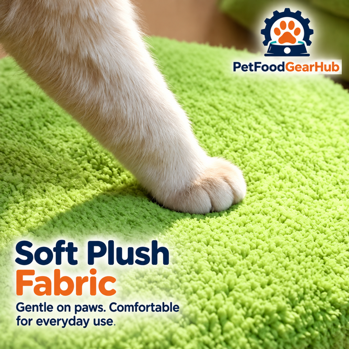 PetFoodGearHub Soft Plush Fabric