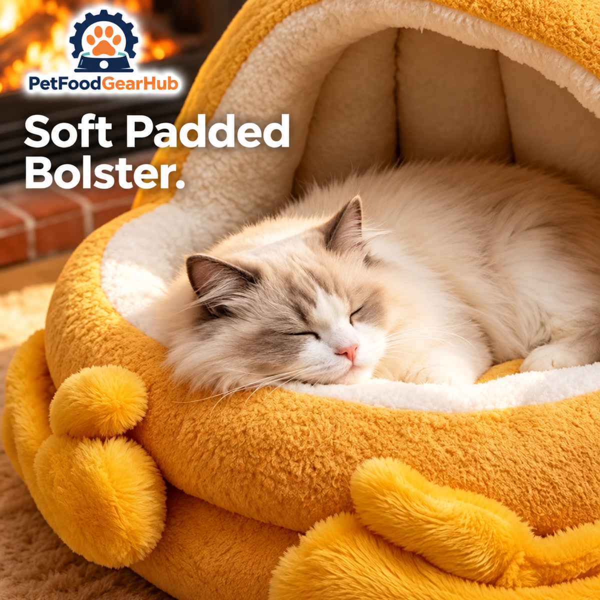 PetFoodGearHub Soft Padded Bolster