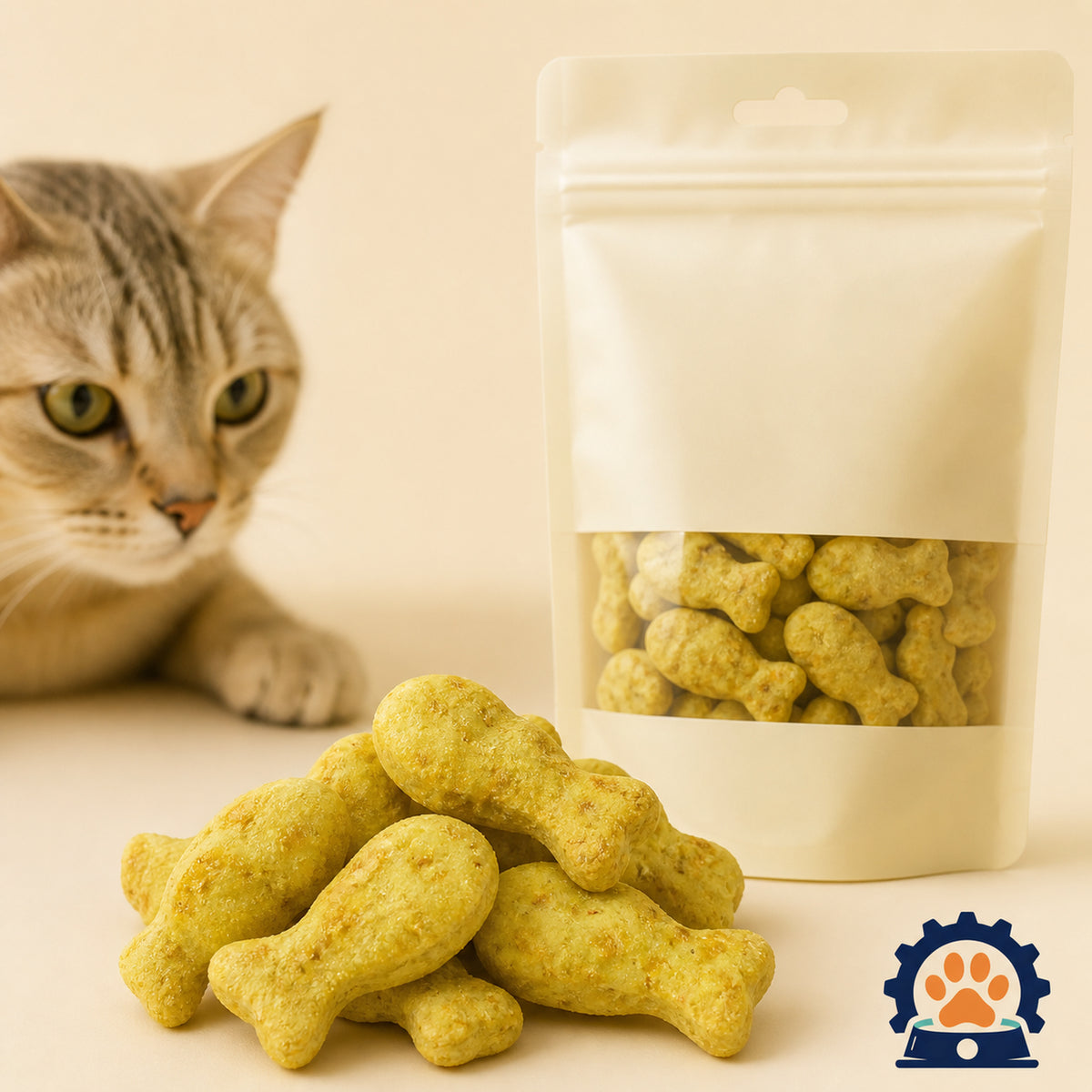 PetFoodGearHub Catnip Fish Biscuits Variety Pack 4 x 80 g - product image 3