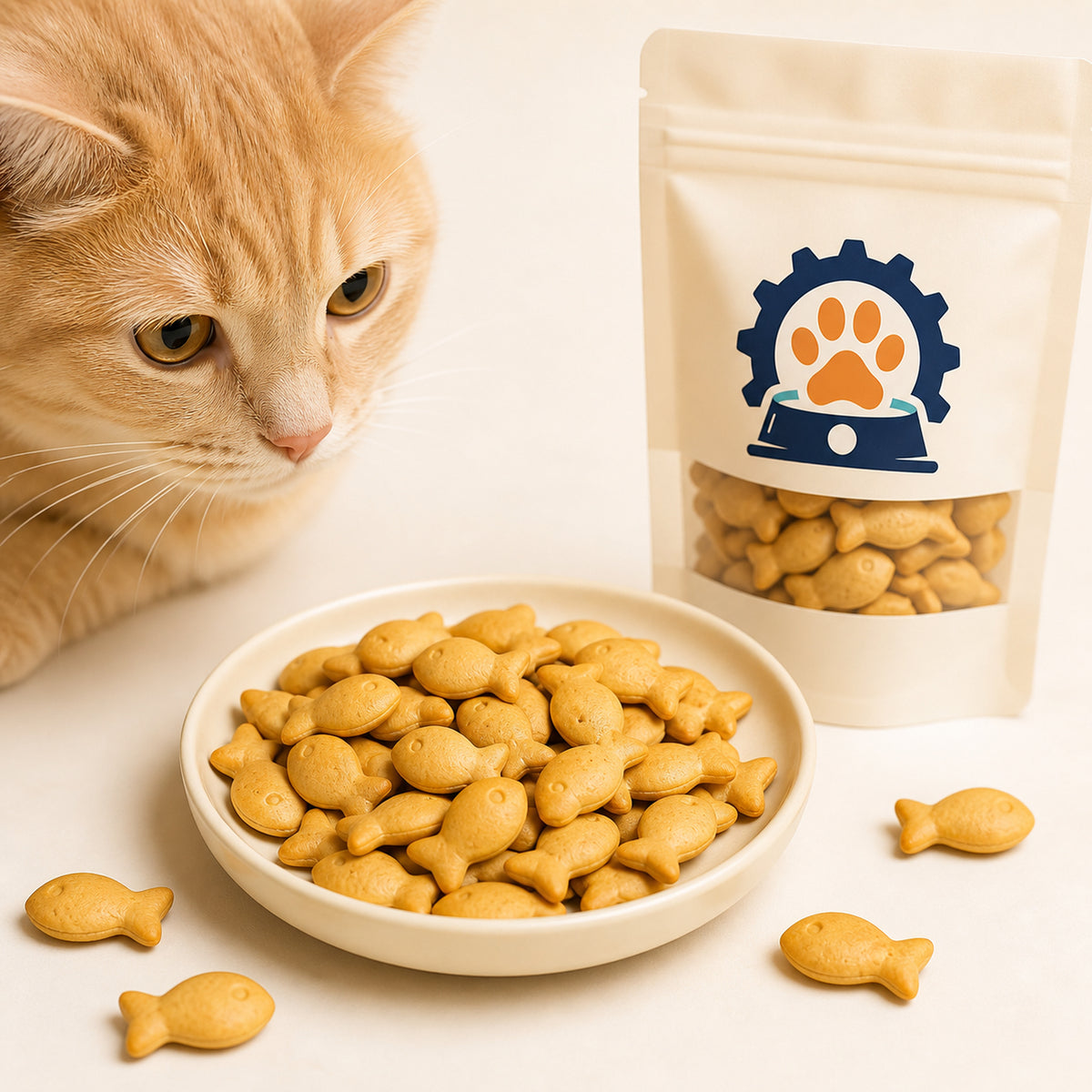 PetFoodGearHub Catnip Fish Biscuits Variety Pack 4 x 80 g - product image 4