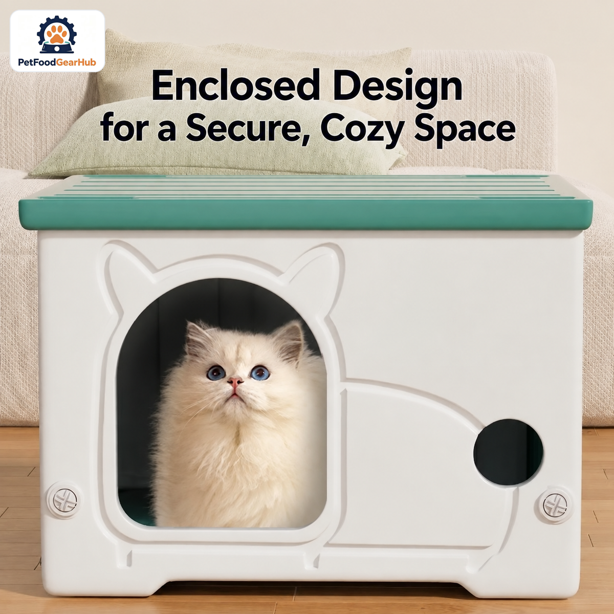 PetFoodGearHub Model 478 Modular Indoor & Outdoor Cat House — product image 6
