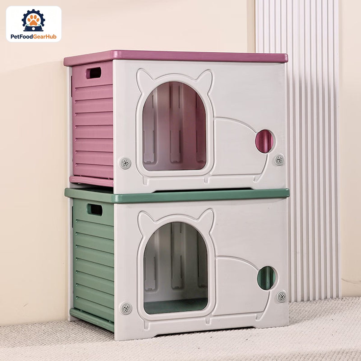 PetFoodGearHub Model 478 Modular Indoor & Outdoor Cat House — product image 8