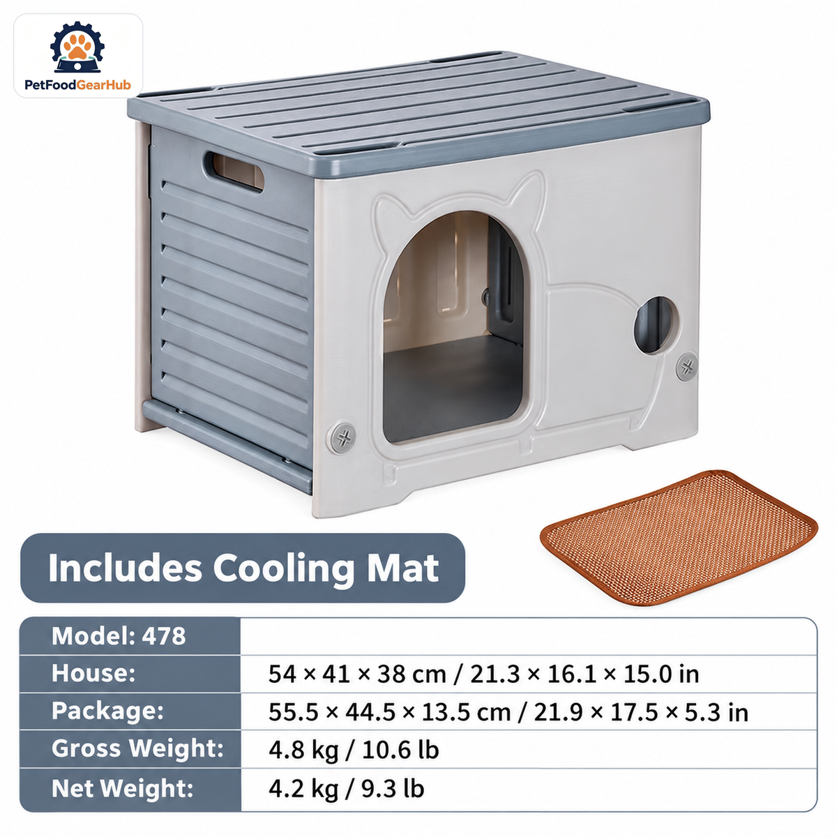 PetFoodGearHub Model 478 Modular Indoor & Outdoor Cat House — product image 15