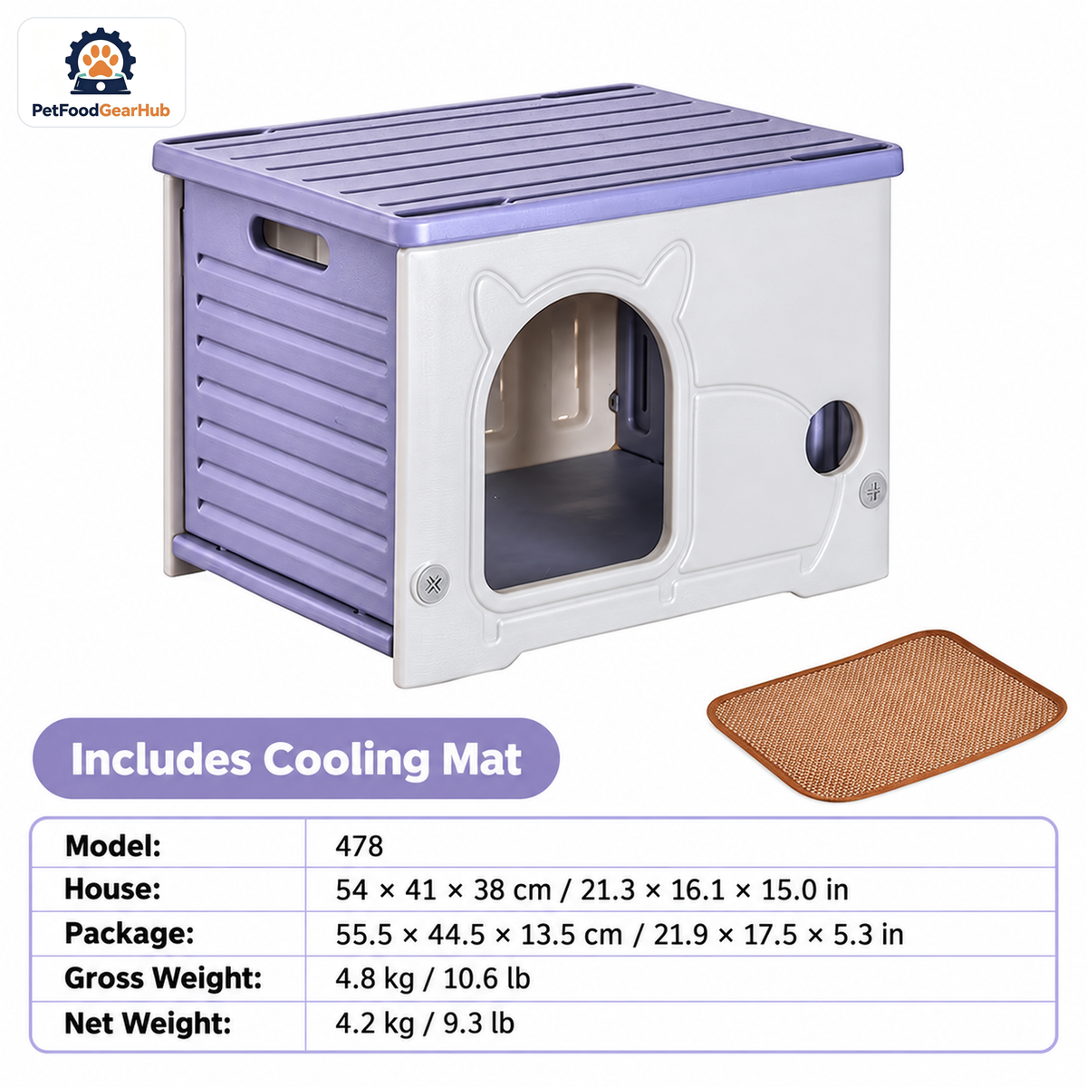 PetFoodGearHub Model 478 Modular Indoor & Outdoor Cat House — product image 17