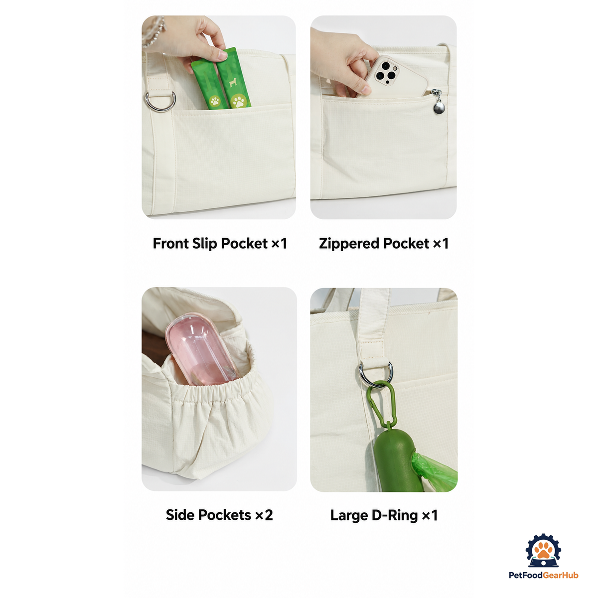 PetFoodGearHub Convertible Pet Carrier Tote - product view 27