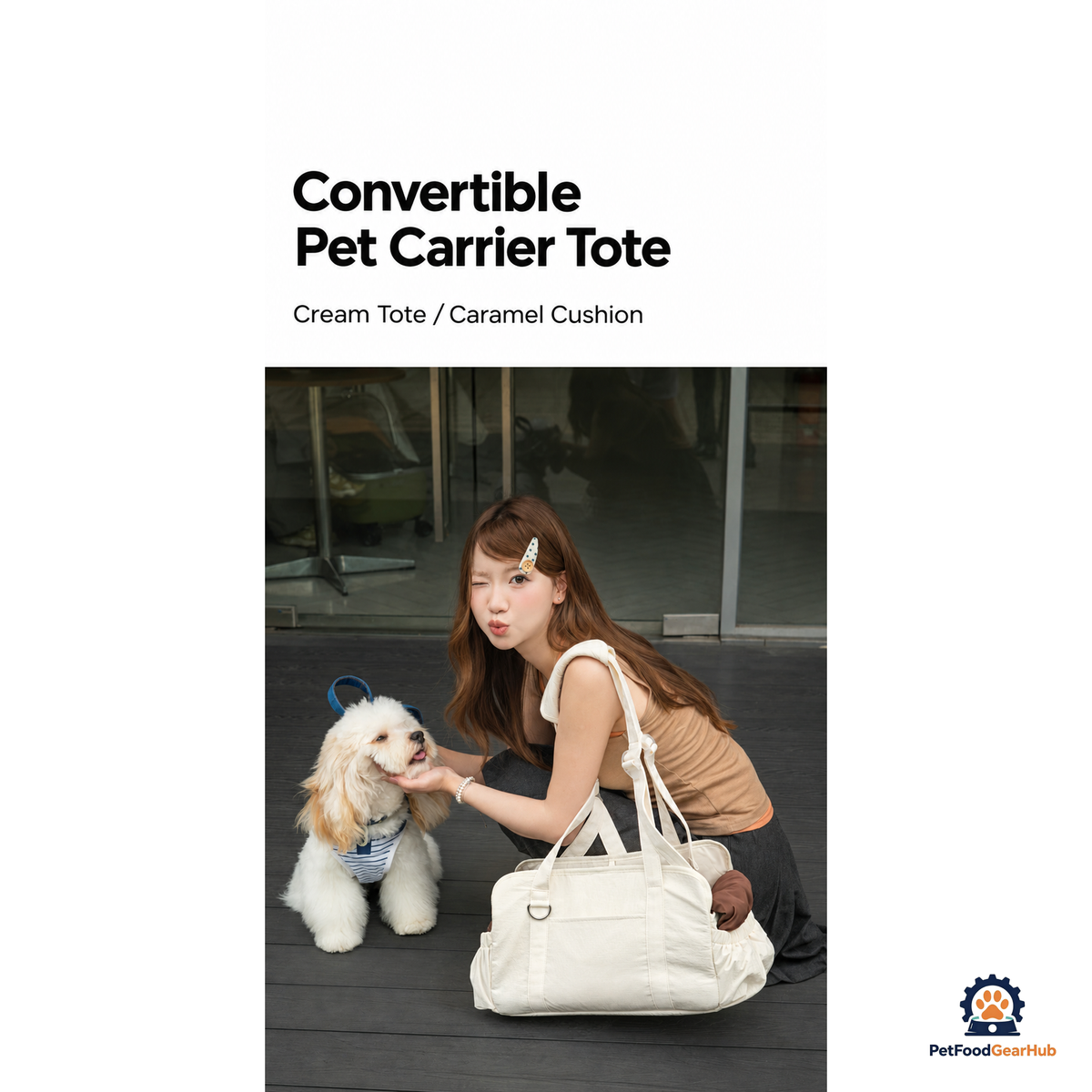 PetFoodGearHub Convertible Pet Carrier Tote - product view 30