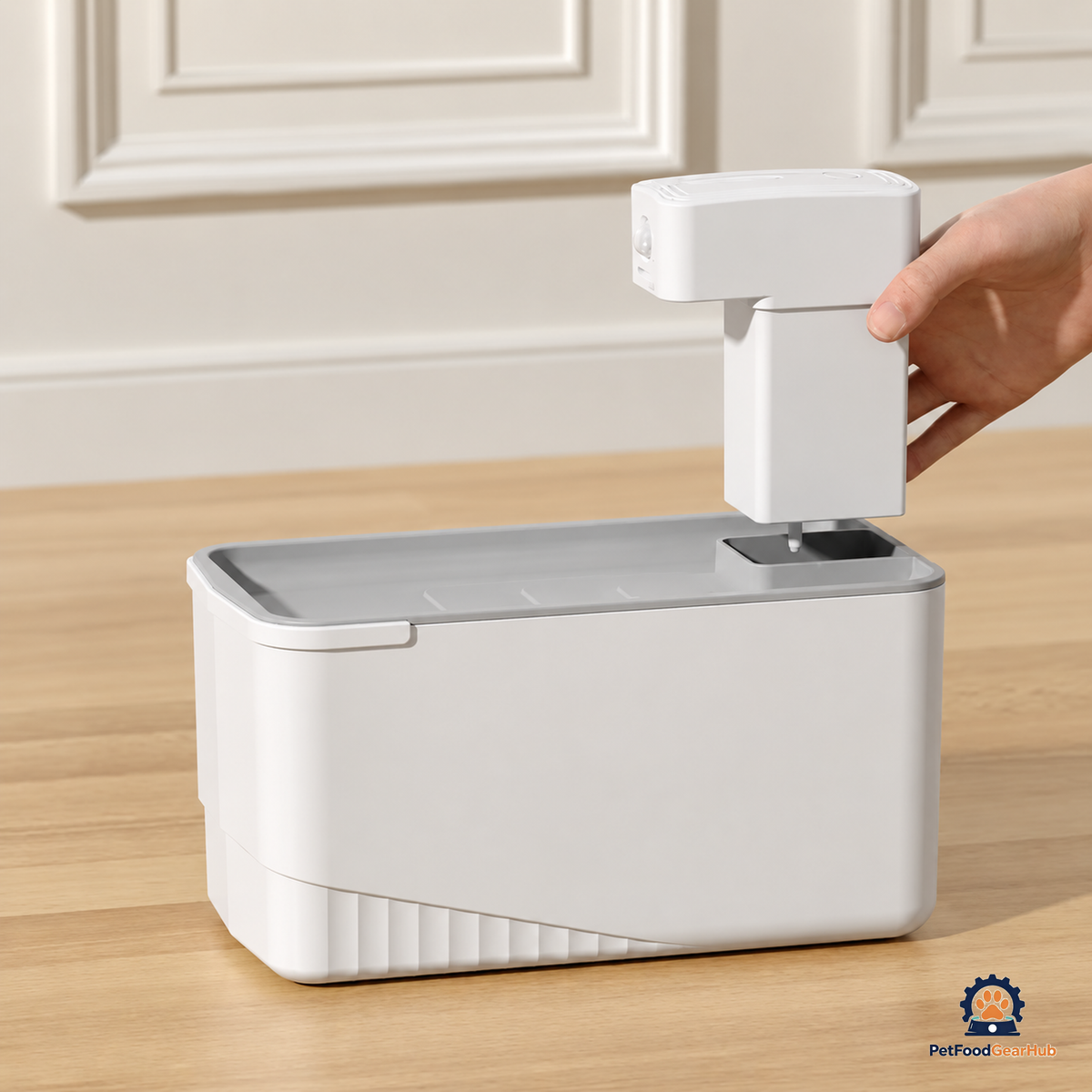 PetFoodGearHub Cordless Motion-Sensing Pet Water Fountain - product view 4