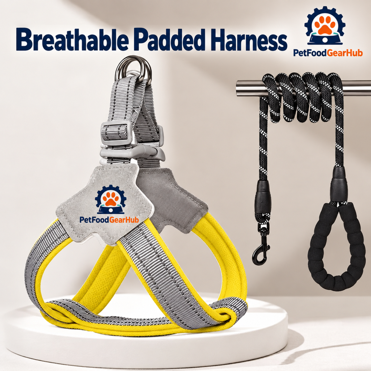 PetFoodGearHub dog harness & leash sets product view