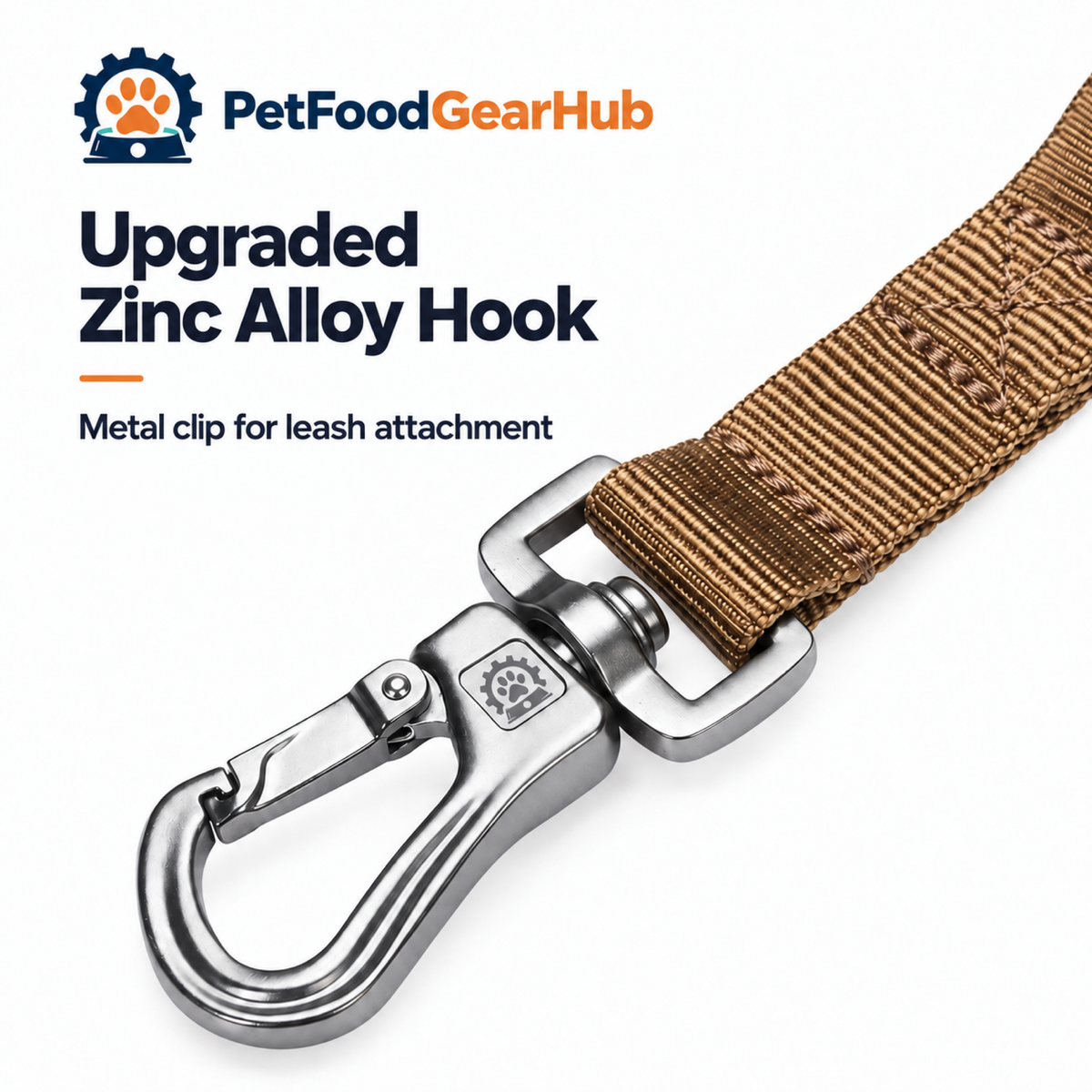 PetFoodGearHub Zinc-alloy leash clip