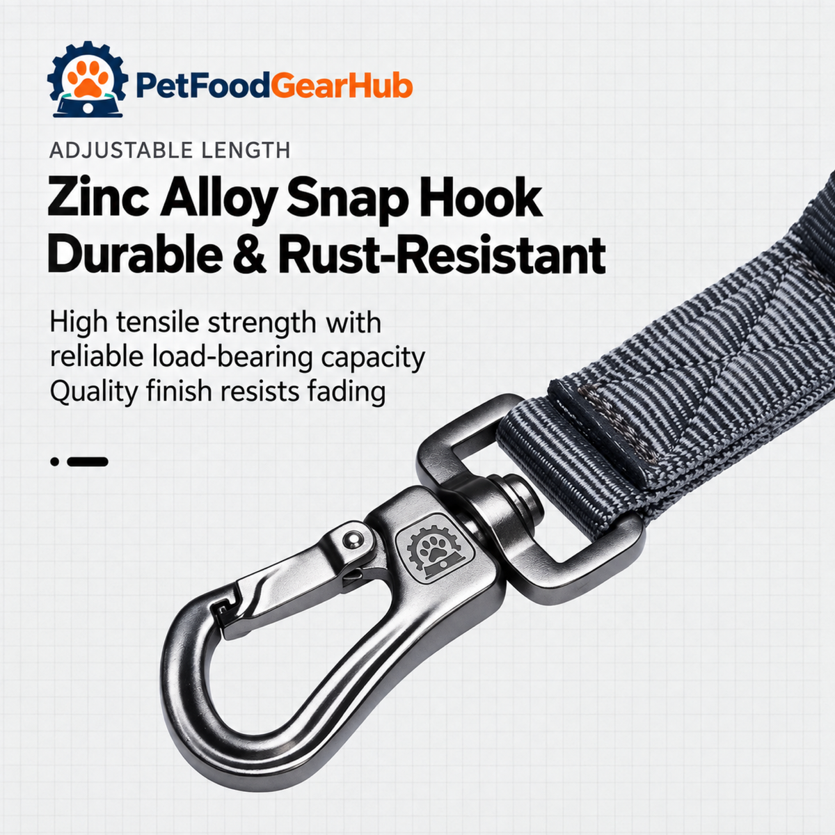 PetFoodGearHub Zinc-alloy dog leash clip