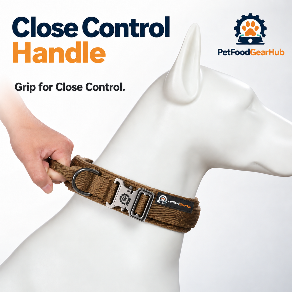 PetFoodGearHub Tactical collar grab handle