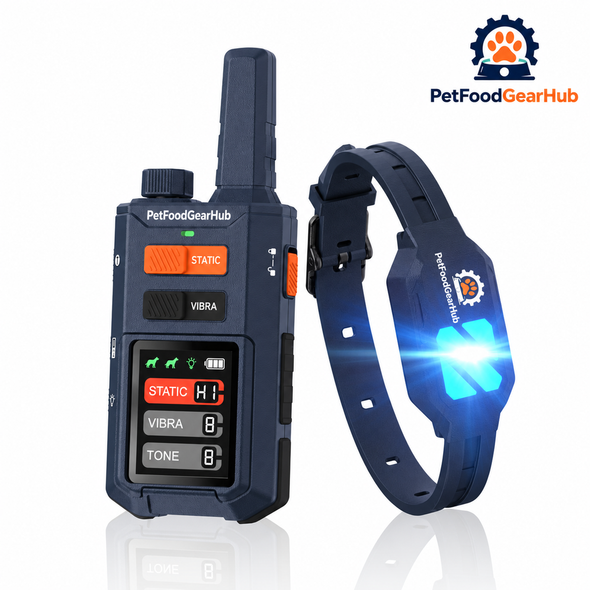 PetFoodGearHub Surround-contact collar and handheld remote