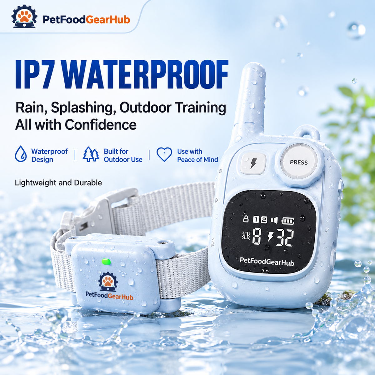 PetFoodGearHub 628 collar water resistance