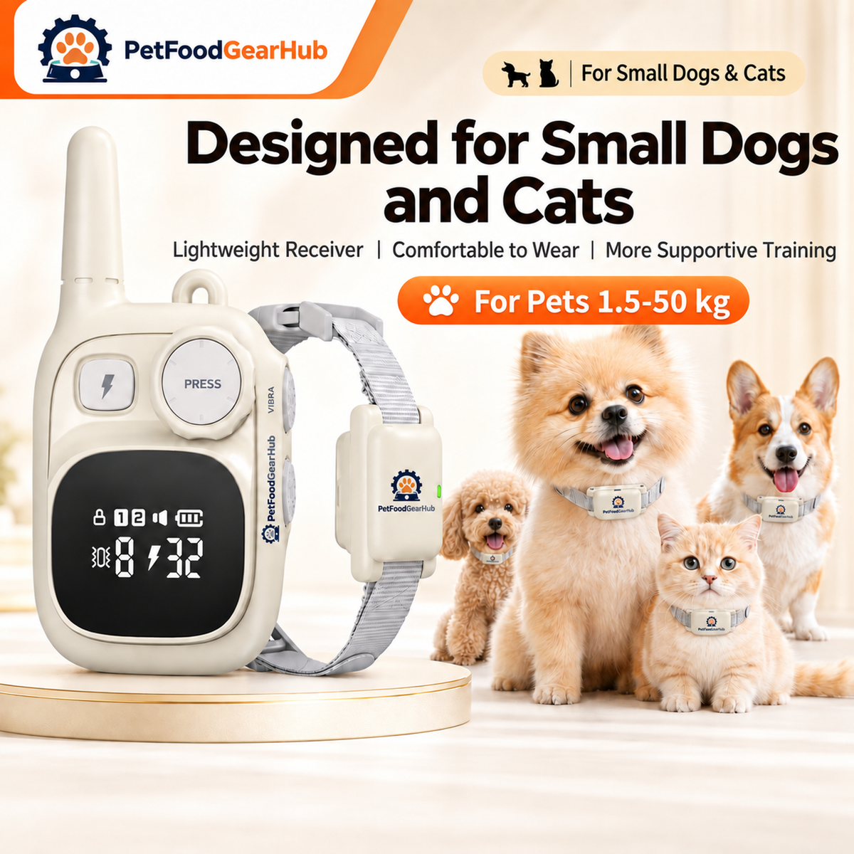 PetFoodGearHub 628 ivory remote collar