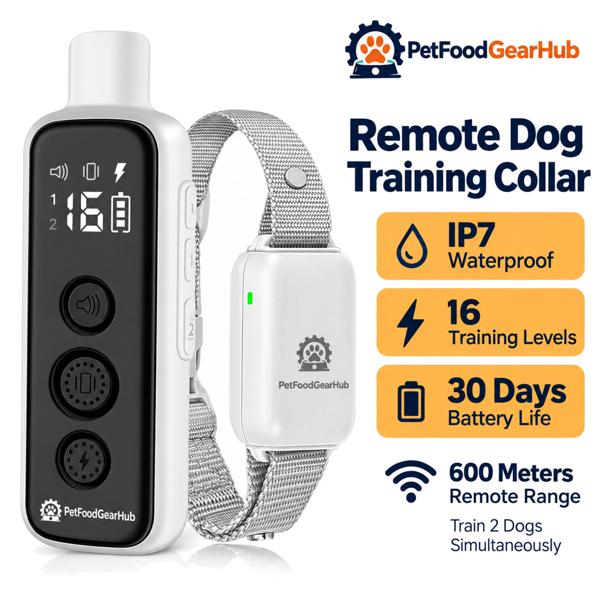 PetFoodGearHub P650 remote and collar