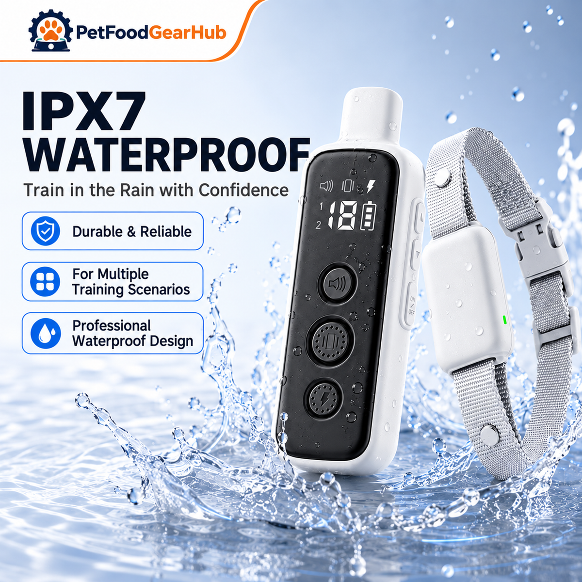PetFoodGearHub P650 collar water resistance