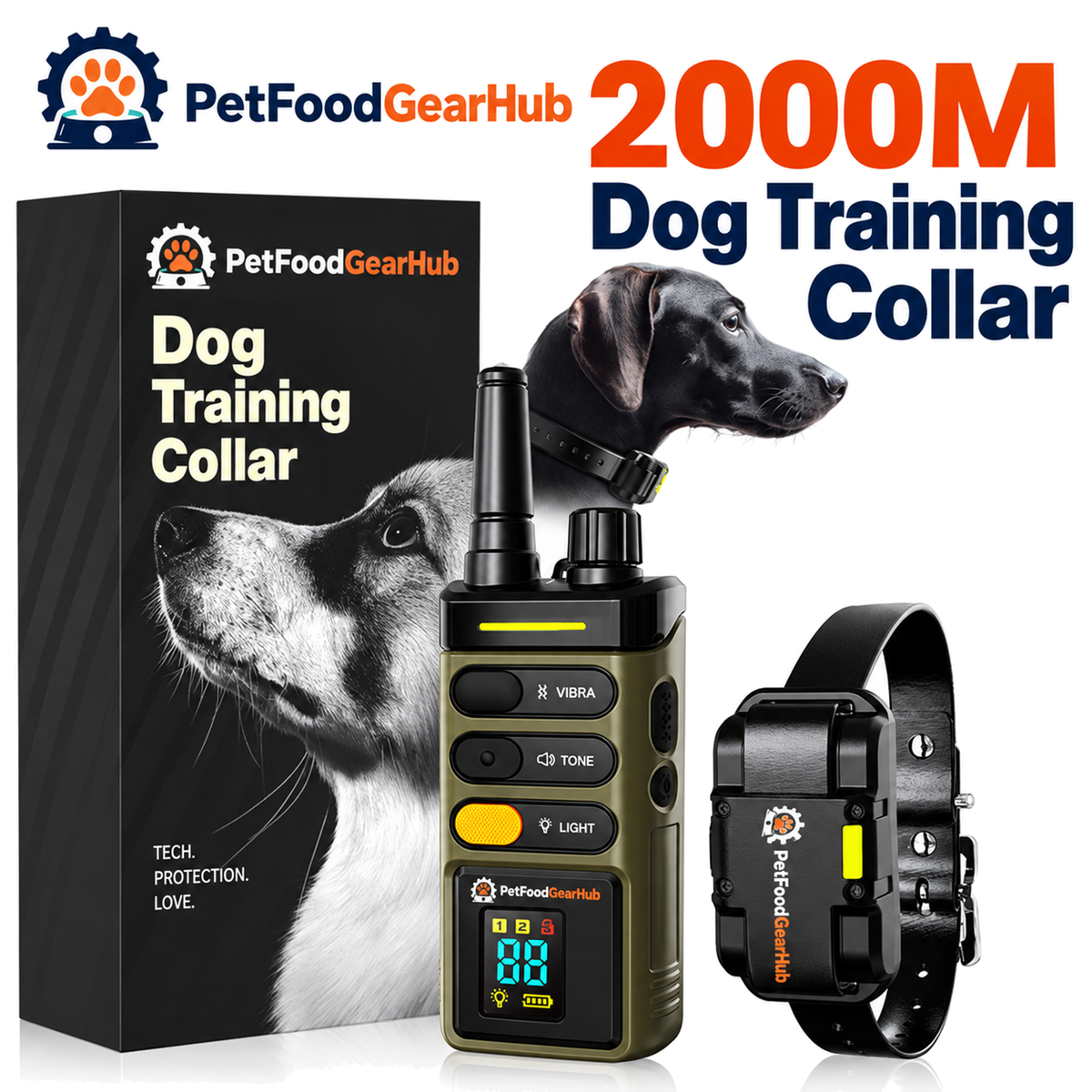 PetFoodGearHub One-dog long-range collar kit