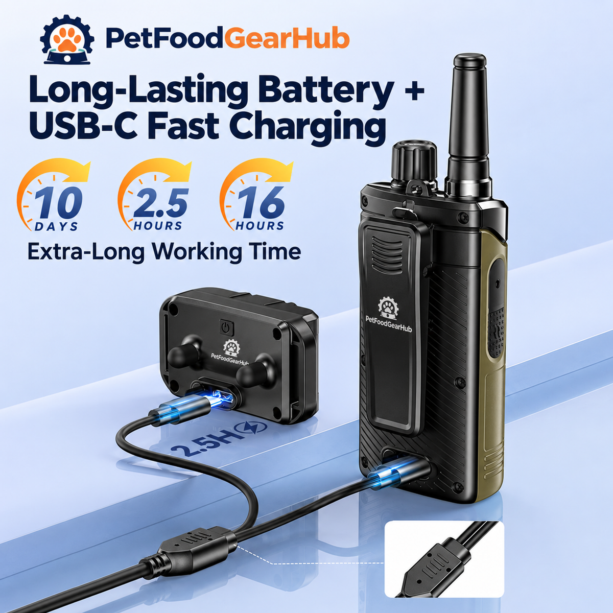 PetFoodGearHub Remote and receiver charging