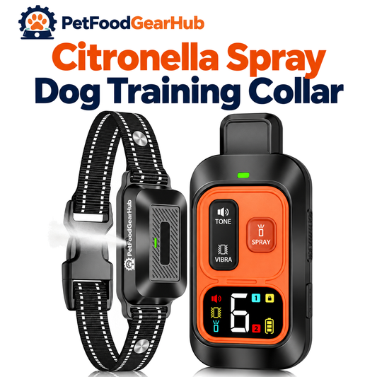 PetFoodGearHub Citronella spray remote training collar
