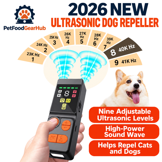 PetFoodGearHub Nine-level ultrasonic dog training device