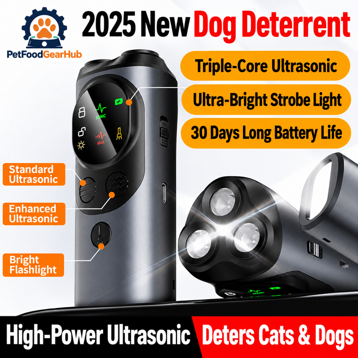 PetFoodGearHub Flagship ultrasonic handheld device