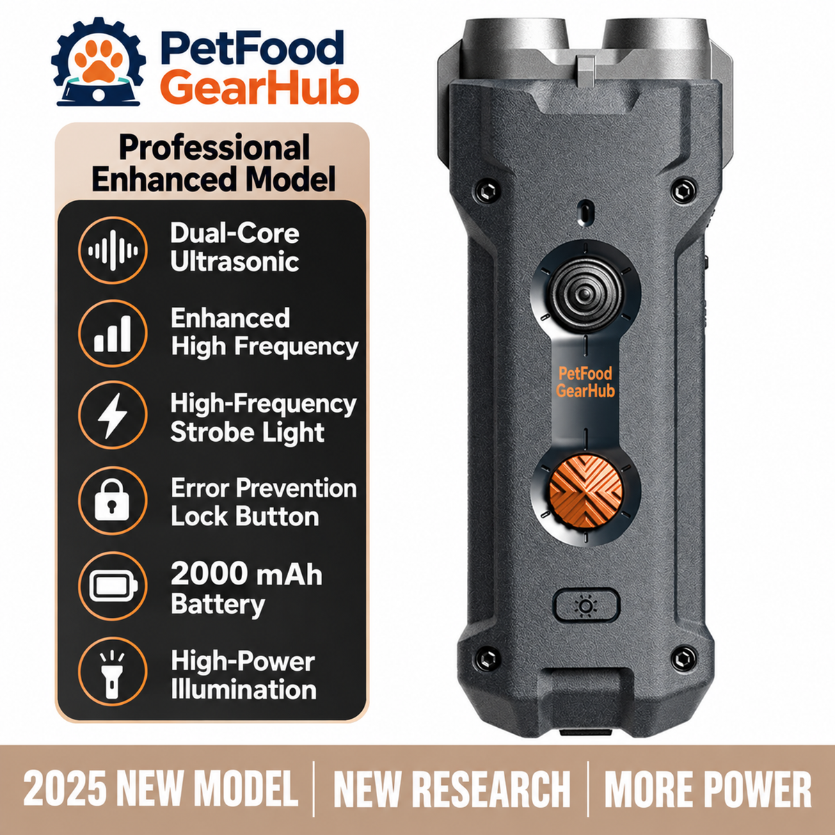 PetFoodGearHub Enhanced ultrasonic handheld device