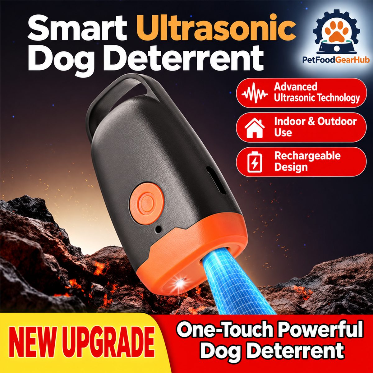 PetFoodGearHub Compact handheld ultrasonic device