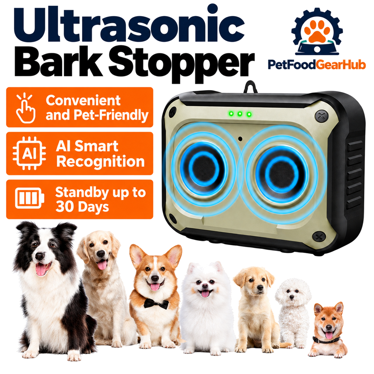 PetFoodGearHub Compact automatic ultrasonic device