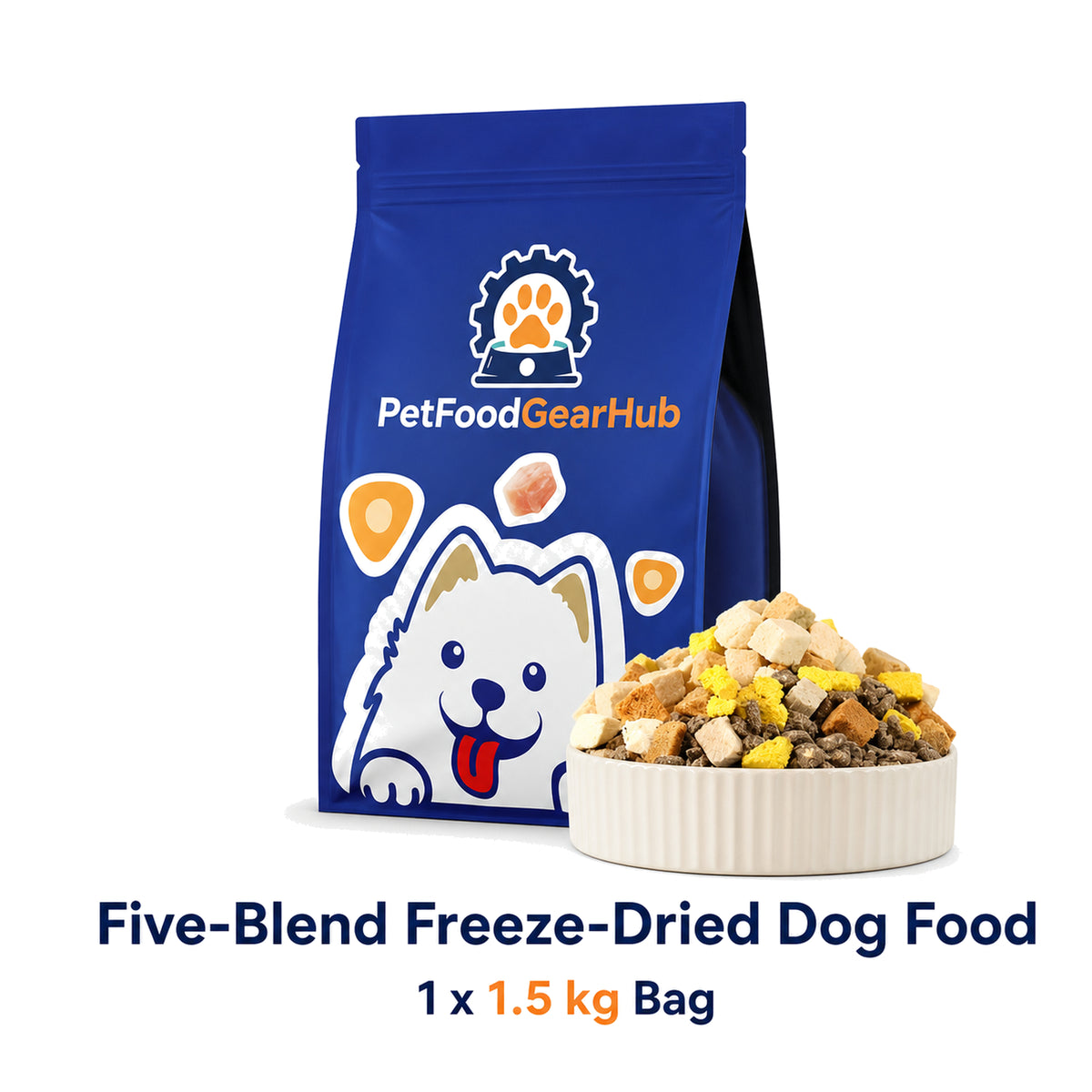 PetFoodGearHub Five-Blend Freeze-Dried Dog Food Multi-Pack - product image 1