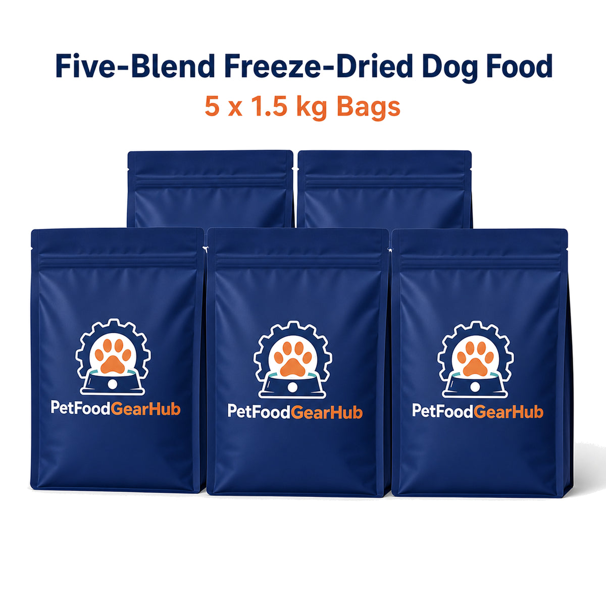 PetFoodGearHub Five-Blend Freeze-Dried Dog Food Multi-Pack - product image 1