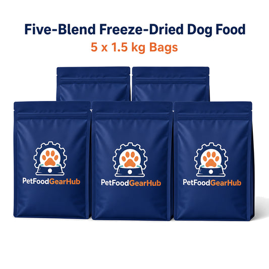 PetFoodGearHub Five-Blend Freeze-Dried Dog Food Multi-Pack - product image 1
