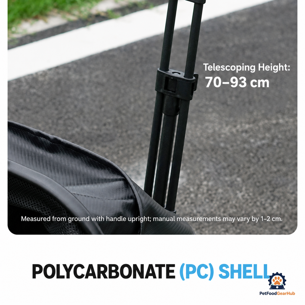 PetFoodGearHub Foldable Open-Top Pet Stroller - product view 32