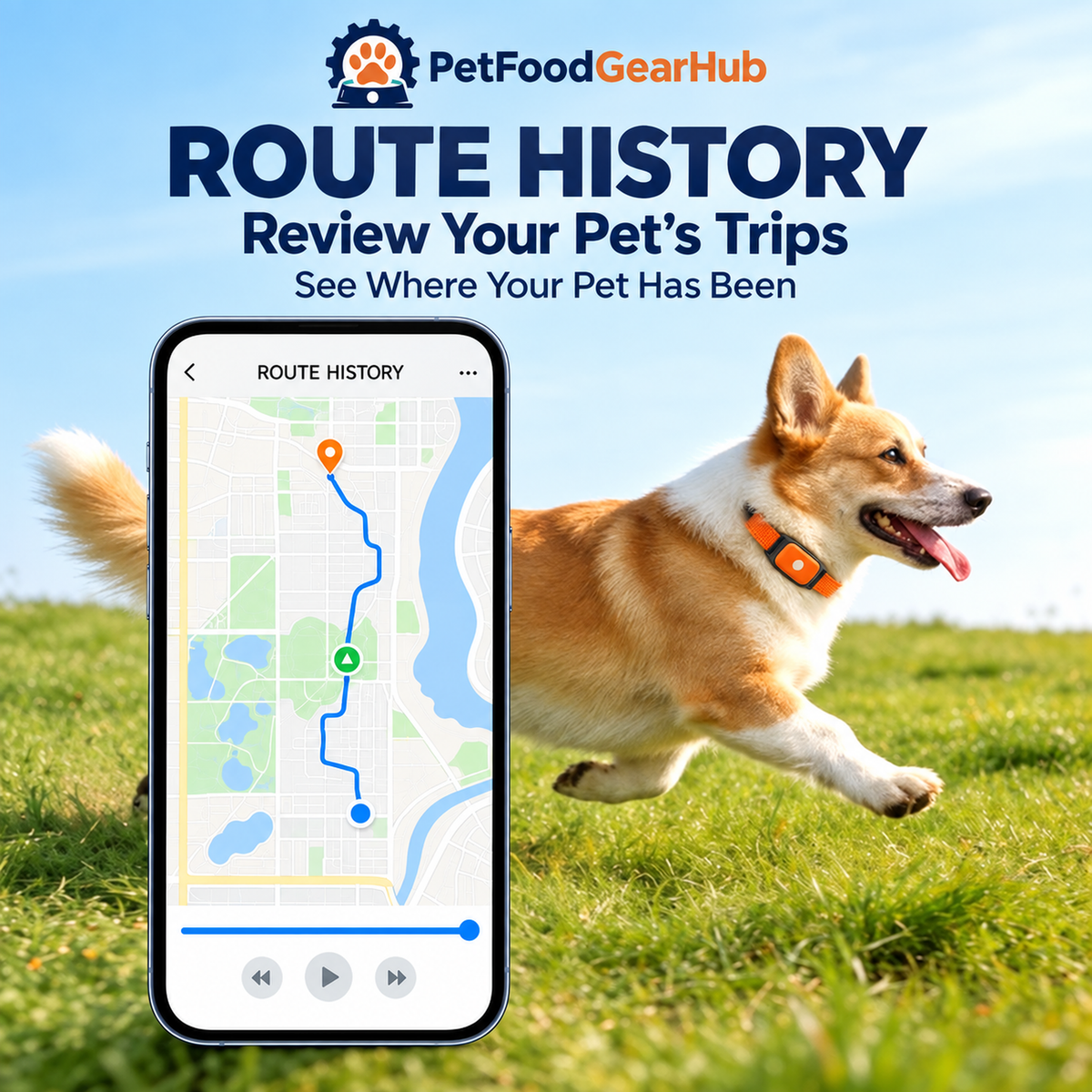 5G GPS Pet Tracker with Voice Recall for Cats and Dogs – pet tracker route history overview