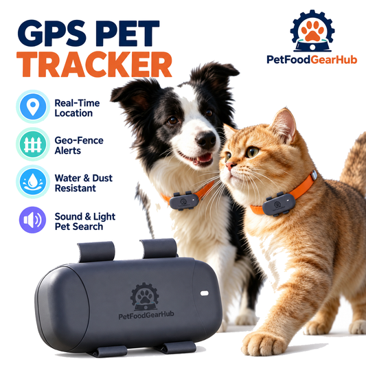 GPS Pet Tracker Collar with Sound and Light Search – GPS pet tracker for cats and dogs