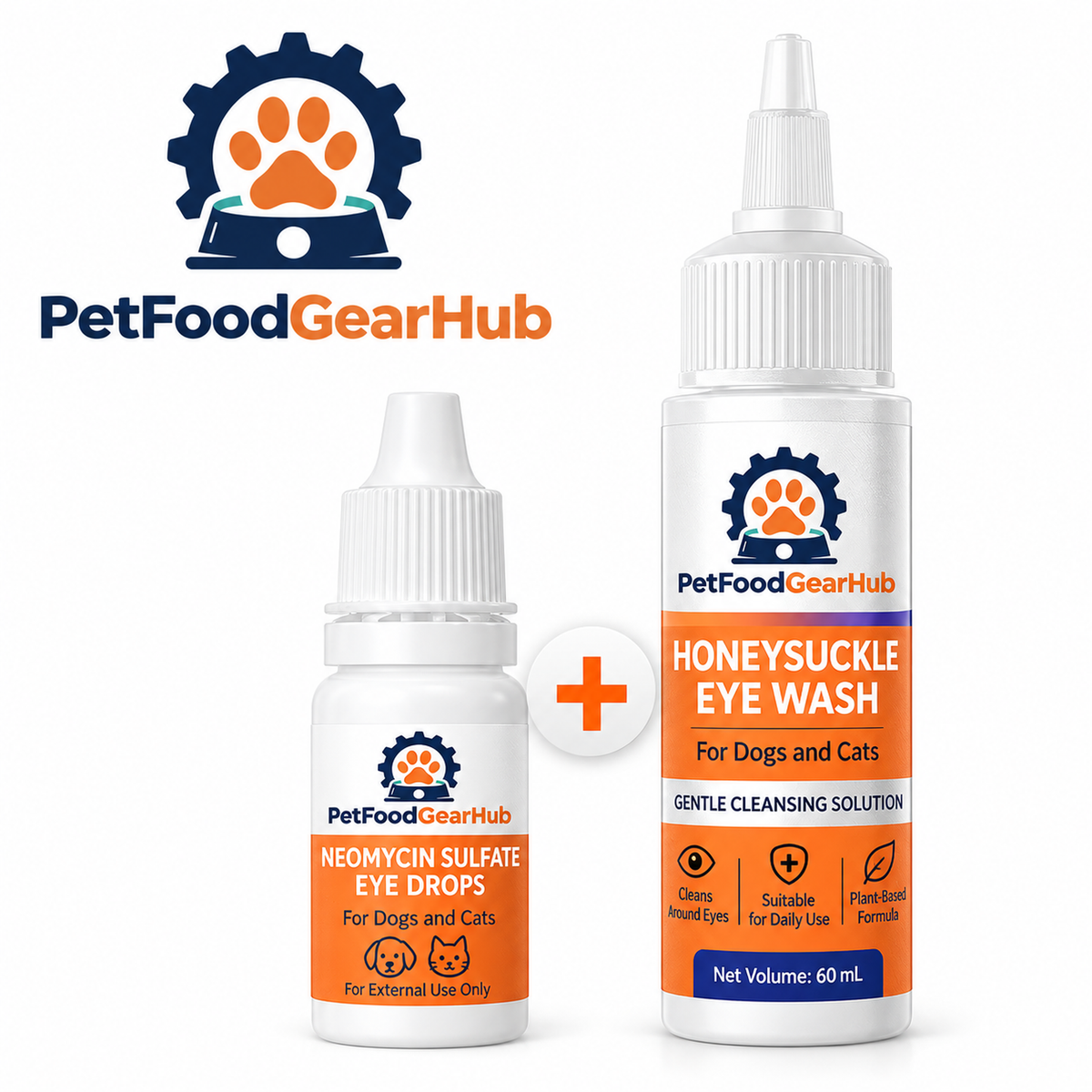 PetFoodGearHub honeysuckle eye wash and care sets