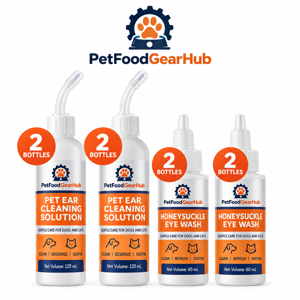 PetFoodGearHub honeysuckle eye wash and care sets