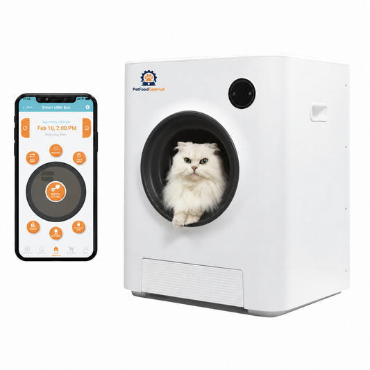 PetFoodGearHub Smart Self-Cleaning Litter Box with App Control - main product view