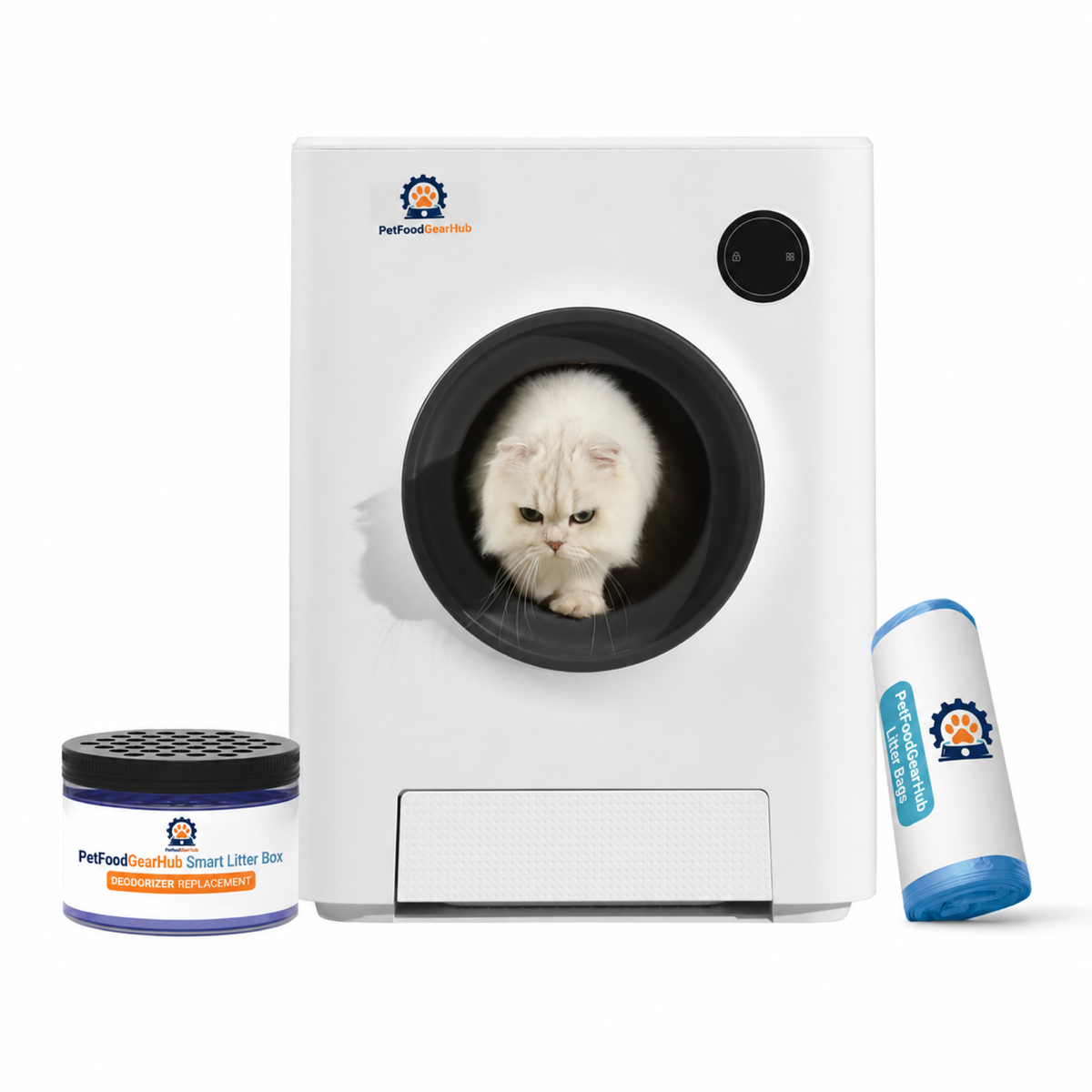 PetFoodGearHub Smart Self-Cleaning Litter Box with App Control - product detail 5