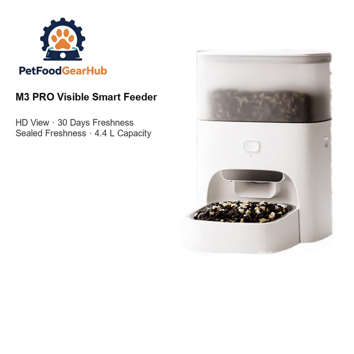 PetFoodGearHub M3 / M3 Pro Automatic Pet Feeder - main product view