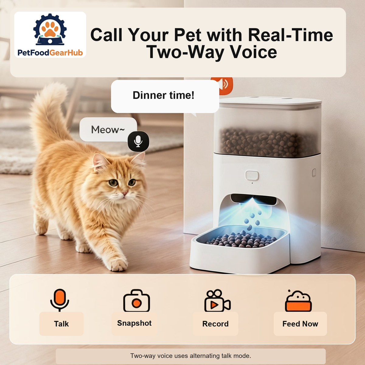 PetFoodGearHub M3 / M3 Pro Automatic Pet Feeder - product detail 1