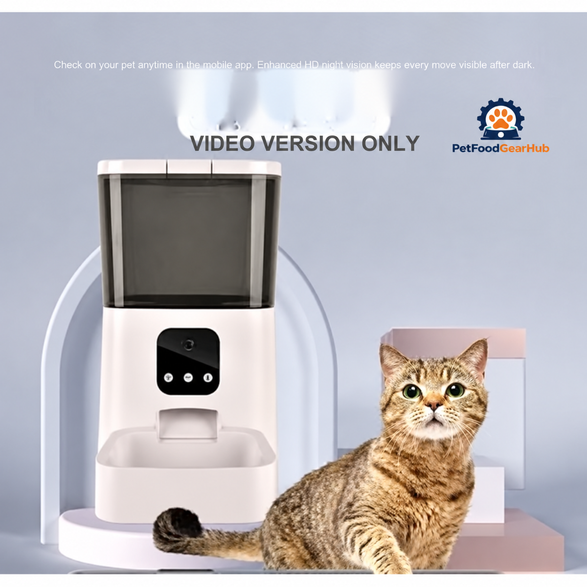 PetFoodGearHub X33 Automatic Pet Feeder with Portion Control - product detail 1