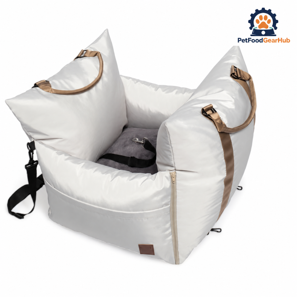 PetFoodGearHub Pet Travel Bed with Adjustable Straps for Cats and Dogs - product detail 9