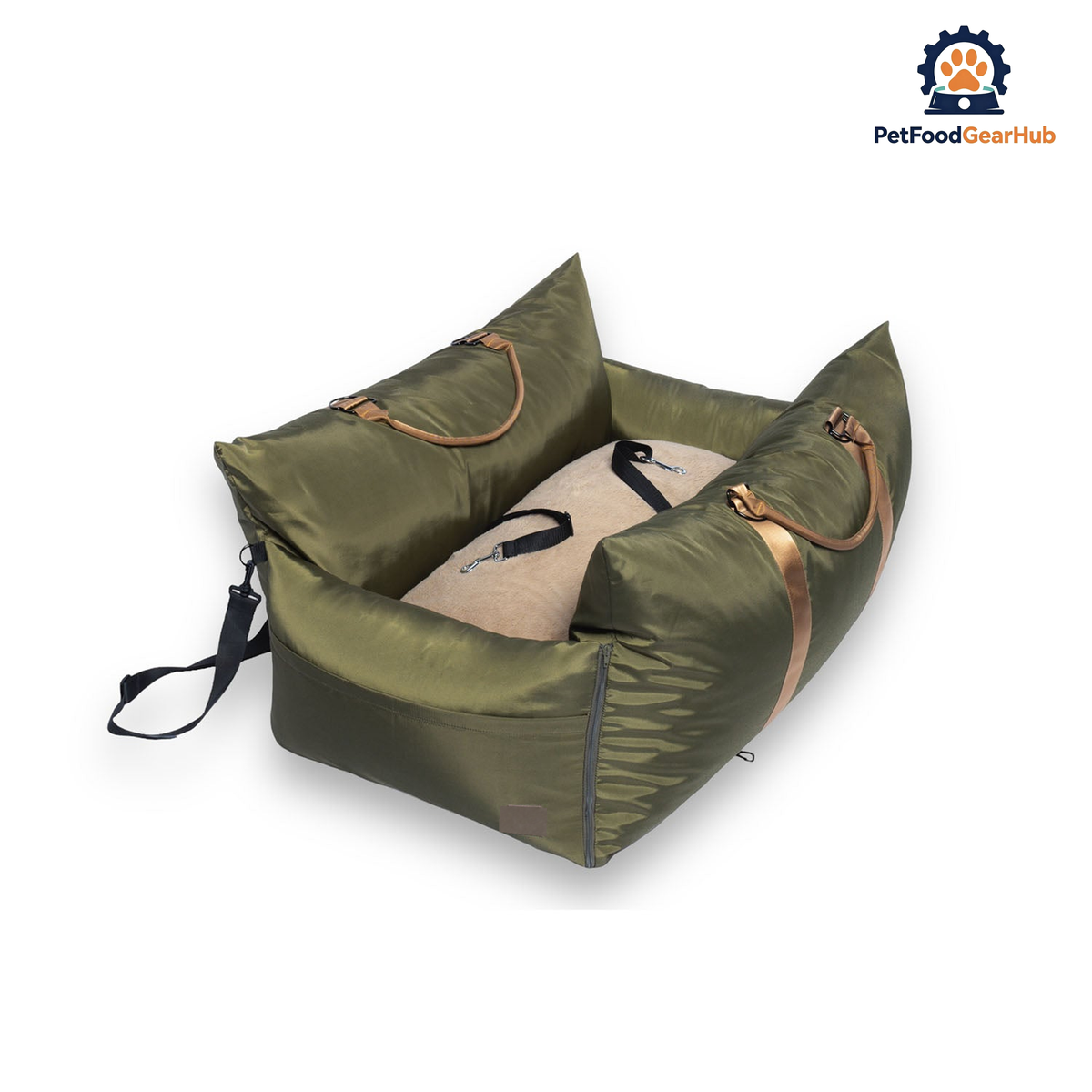 PetFoodGearHub Pet Travel Bed with Adjustable Straps for Cats and Dogs - product detail 12