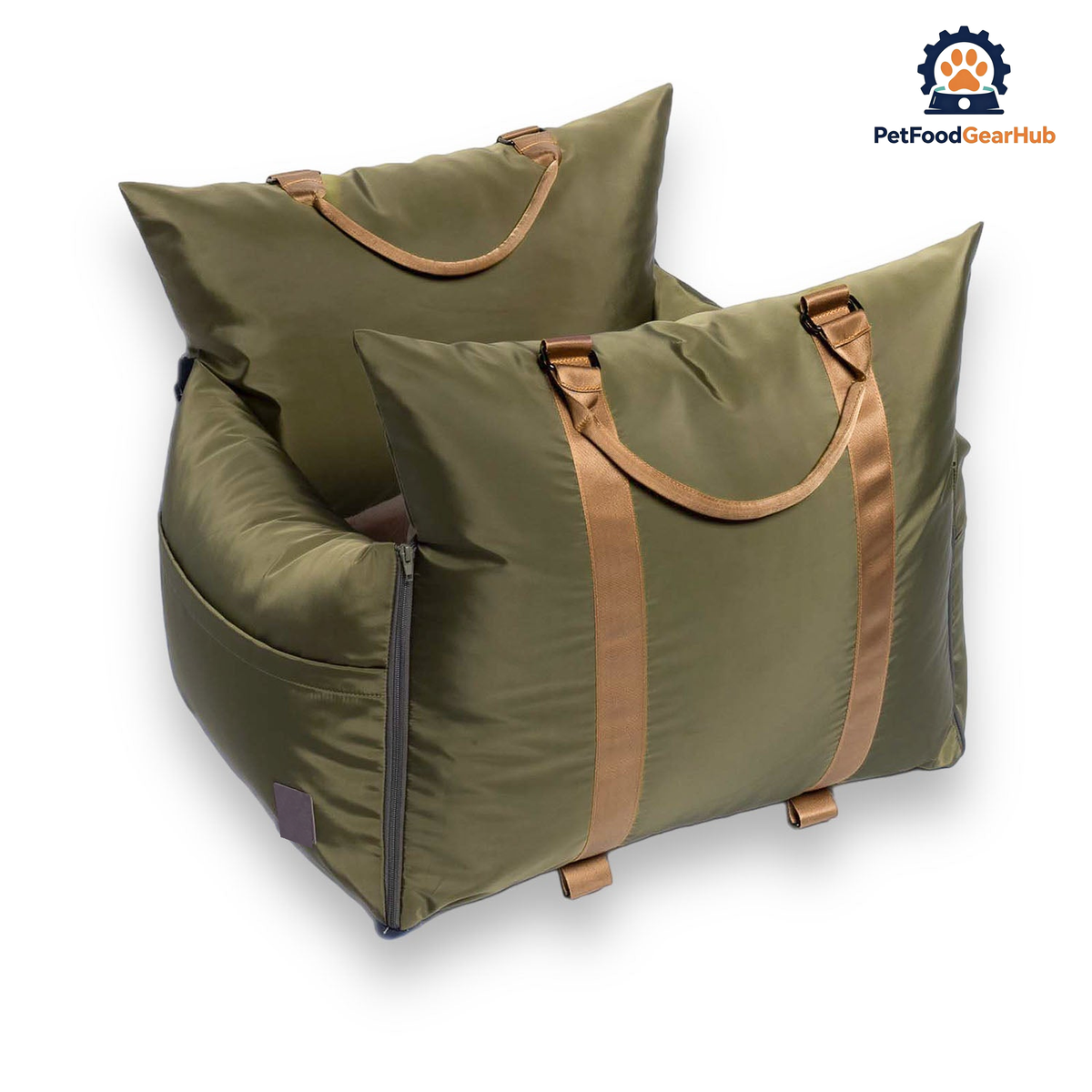 PetFoodGearHub Pet Travel Bed with Adjustable Straps for Cats and Dogs - product detail 1