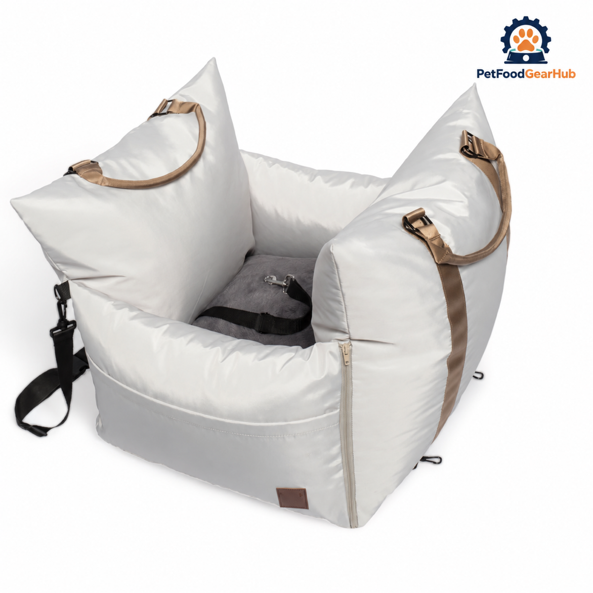 PetFoodGearHub Pet Travel Bed with Adjustable Straps for Cats and Dogs - product detail 4
