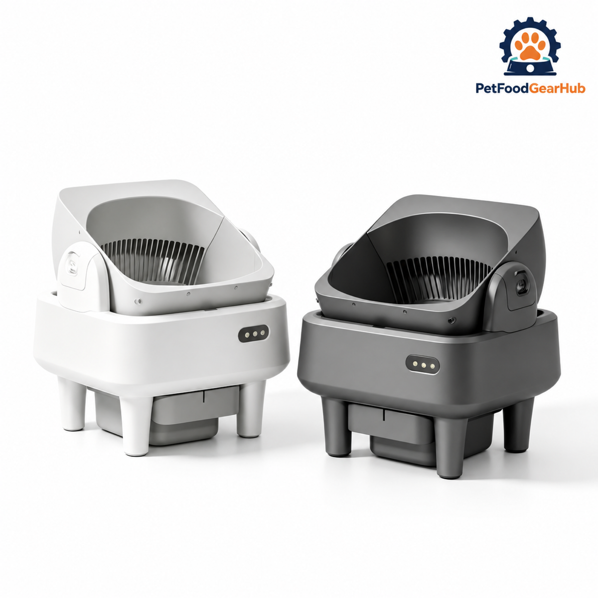 PetFoodGearHub V2 Open-Top Self-Cleaning Cat Litter Box - product detail 2